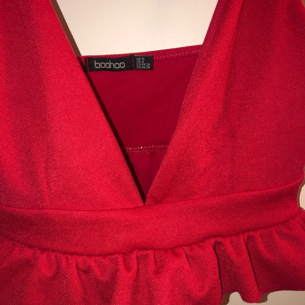 Red crop top - Picture 3 of 6